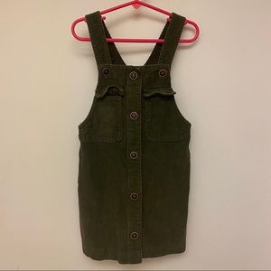 Zara overall corduroy dress